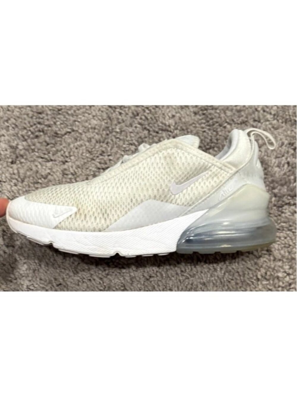Nike Air Max 270 PS - White - Kids Size 3Y - AO2372-103